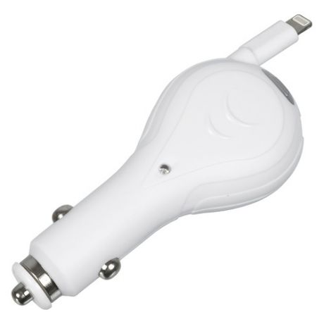 Автомобильное зарядное устройство WIIIX CH-U2-3W, USB, 8-pin Lightning (Apple), 2.1A, белый