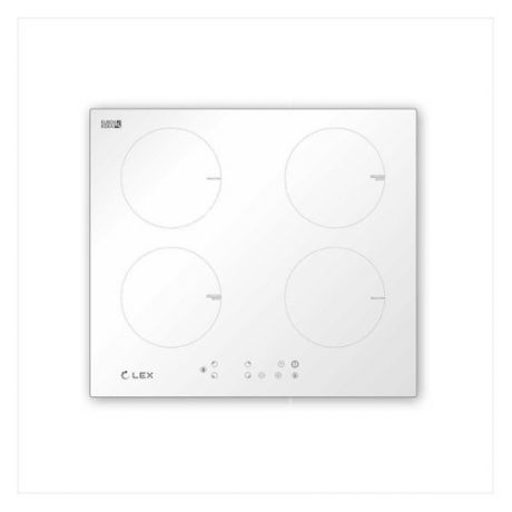 Индукционная варочная панель LEX EVI 640-1, индукционная, независимая, белый