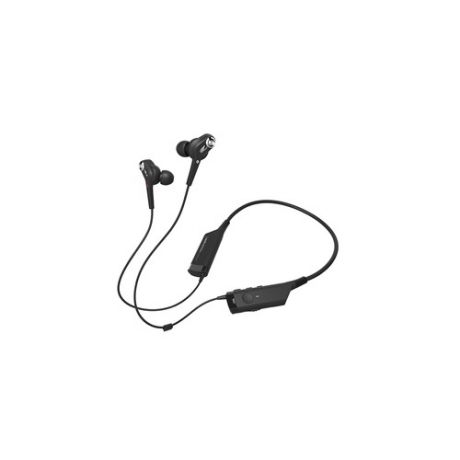 Гарнитура AUDIO-TECHNICA ATH-ANC40BT, вкладыши, черный, беспроводные bluetooth