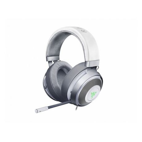 Наушники с микрофоном RAZER Kraken 7.1 V2 Oval Mercury, мониторы, белый [rz04-02060300-r3m1]