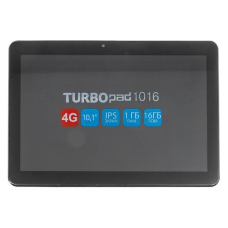 Планшет TURBO TurboPad 1016, 1GB, 16GB, 3G, 4G, Android 7.0 черный [рт00020475]