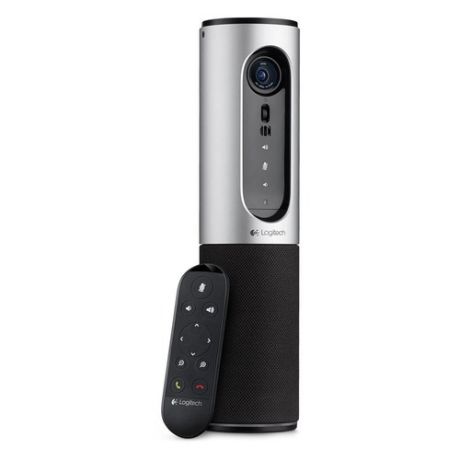 Web-камера LOGITECH Conference Cam Connect, черный и серебристый [960-001038]