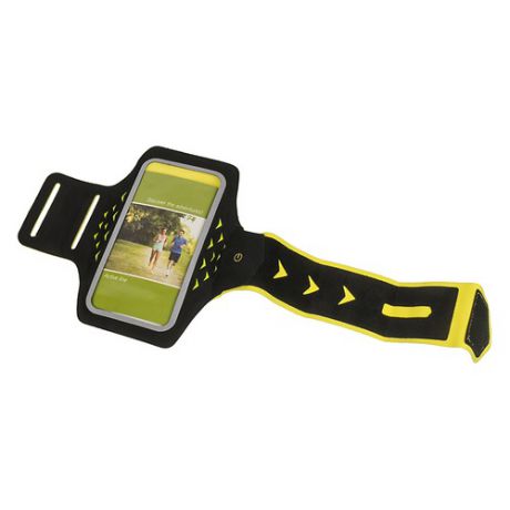 Держатель Hama Active желтый/черный для для смартфонов 5.0-5.5" (00177745)