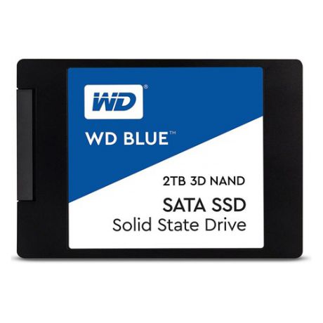 SSD накопитель WD Blue WDS200T2B0A 2Тб, 2.5", SATA III