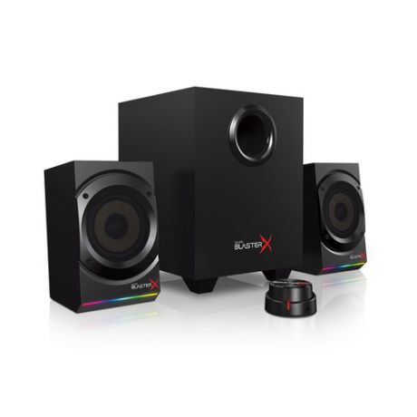 Колонки CREATIVE Sound BlasterX Kratos S5, 2.1, черный [51mf0470aa000]