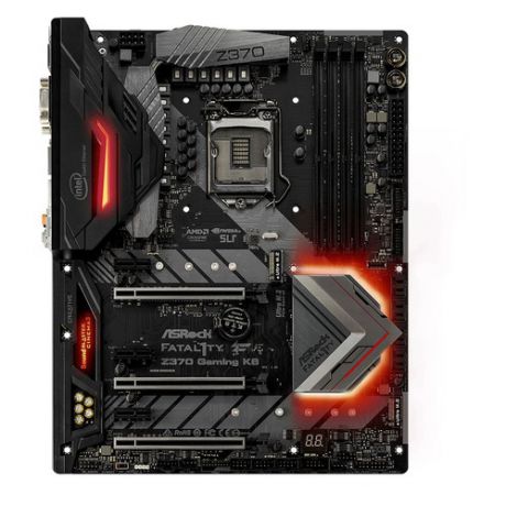 Материнская плата ASROCK Z370 GAMING K6, LGA 1151v2, Intel Z370, ATX, Ret