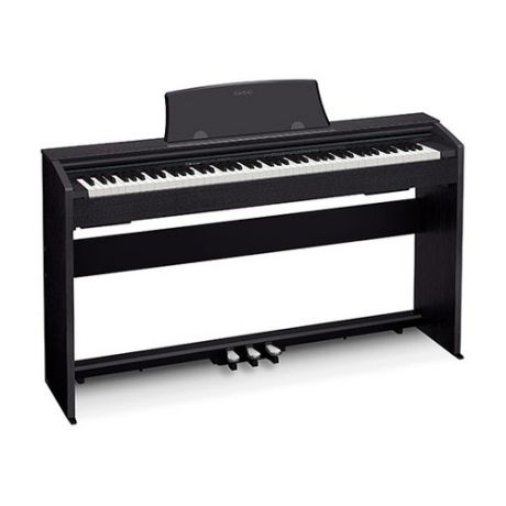 Цифровое фортепиано PRIVIA CASIO 770BK, 88, полновзвешенная, полноразмерные, 128, черный