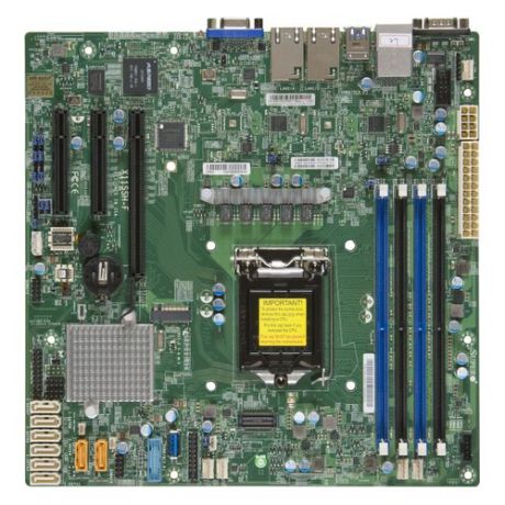 Серверная материнская плата SUPERMICRO MBD-X11SSH-F-B, bulk