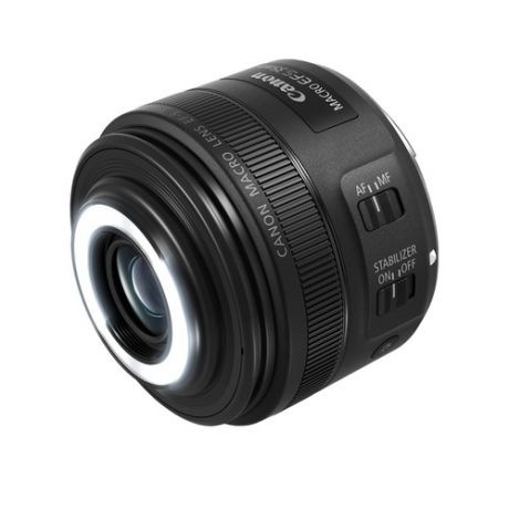 Объектив CANON 35mm f/2.8 EF-S IS STM, Canon EF-S, черный [2220c005]