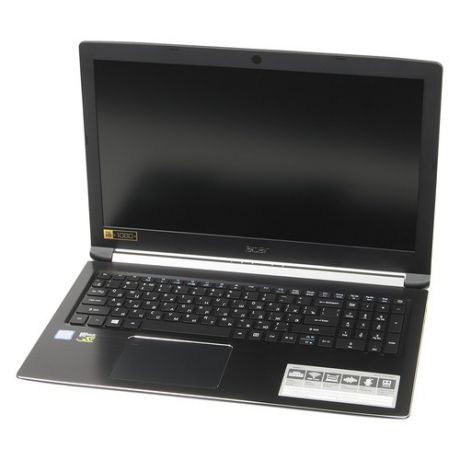 Ноутбук ACER Aspire A715-71G-59UZ, 15.6", Intel Core i5 7300HQ 2.5ГГц, 6Гб, 500Гб, 128Гб SSD, nVidia GeForce GTX 1050 - 2048 Мб, Windows 10 Home, NX.GP8ER.013, черный