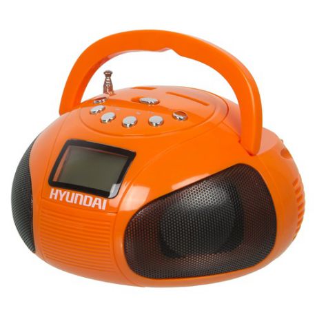 Аудиомагнитола HYUNDAI H-PAS120, оранжевый