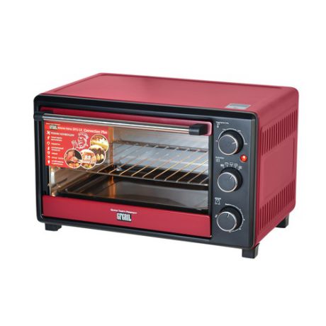 Мини-печь GFGRIL GFO-23 Convection Plus, красный