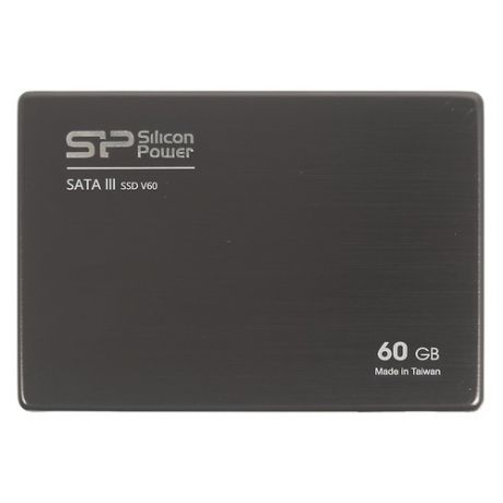 SSD накопитель SILICON POWER Velox V60 SP060GBSS3V60S25 60Гб, 2.5", SATA III
