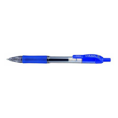 Ручка гелевая Zebra SARASA (JJB3-BL) 0.7мм резин. манжета синий 12 шт./кор.