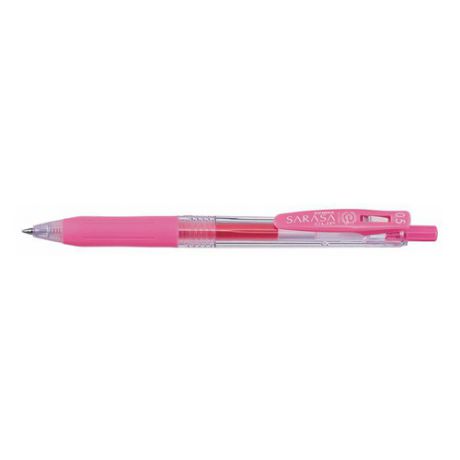 Ручка гелевая Zebra SARASA CLIP (JJ15-P) авт. 0.5мм резин. манжета розовый 12 шт./кор.