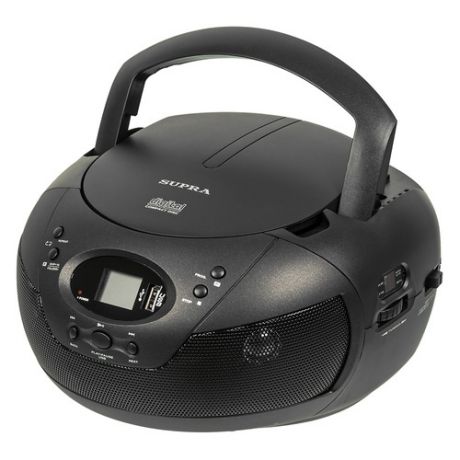 Аудиомагнитола SUPRA BB-CD121U, черный