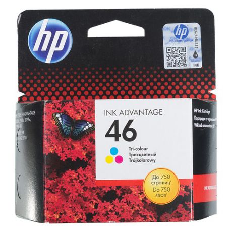 Картридж HP 46 многоцветный [cz638ae]