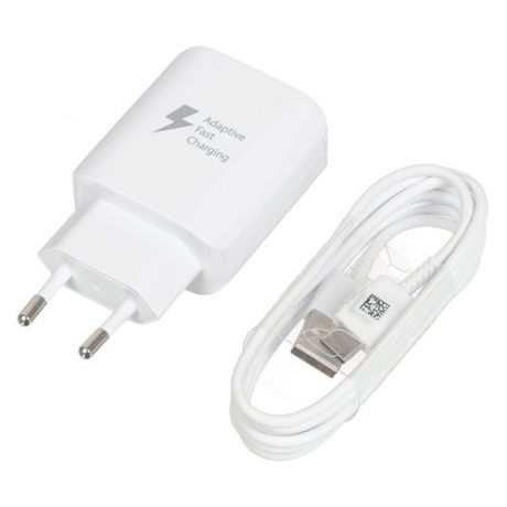 Сетевое зарядное устройство SAMSUNG EP-TA300CWEGRU, USB, USB type-C, 2.1A, белый