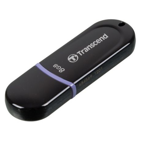 Флешка USB TRANSCEND Jetflash 300 8Гб, USB2.0, черный и фиолетовый [ts8gjf300]
