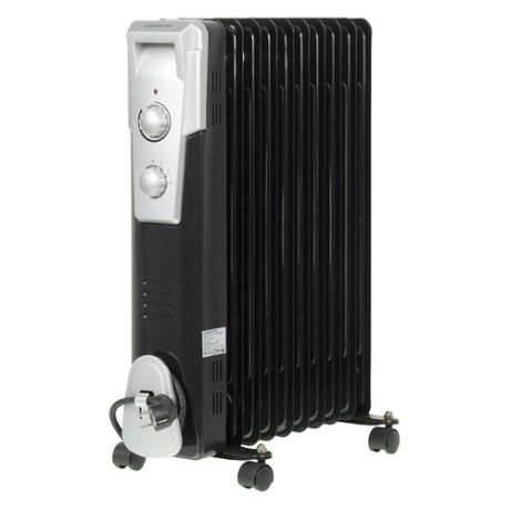 Масляный радиатор POLARIS PRE Q 1025, 2500Вт, черный