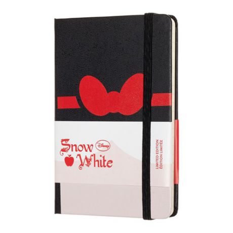 Блокнот Moleskine Limited Edition SNOW WHITE Pocket 90x140мм 192стр. линейка Bow (Бант)