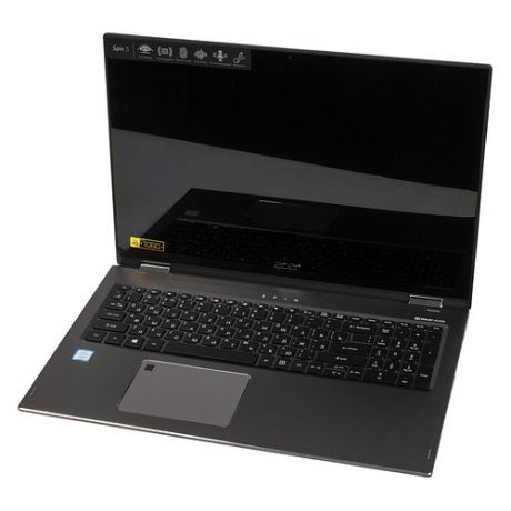 Ноутбук-трансформер ACER Spin 5 SP515-51N-54WQ, 15.6", IPS, Intel Core i5 8250U 1.6ГГц, 8Гб, 1000Гб, Intel HD Graphics 620, Windows 10 Home, NX.GSFER.001, темно-серый