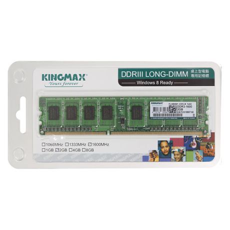 Модуль памяти KINGMAX DDR3 - 2Гб 1600, DIMM, Ret