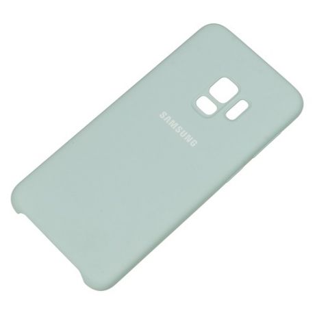 Чехол (клип-кейс) SAMSUNG Silicone Cover, для Samsung Galaxy S9, голубой [ef-pg960tlegru]