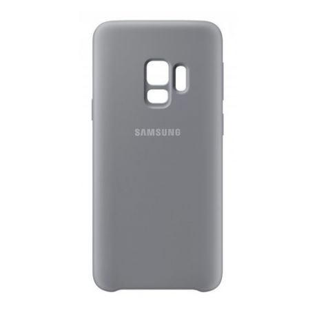 Чехол (клип-кейс) SAMSUNG Silicone Cover, для Samsung Galaxy S9, серый [ef-pg960tjegru]