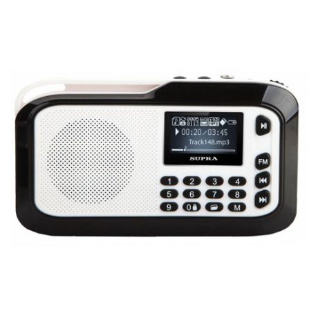 Аудиомагнитола SUPRA PAS-3909, серебристый