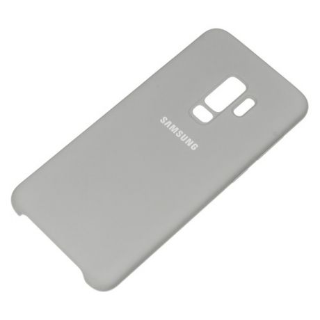 Чехол (клип-кейс) SAMSUNG Silicone Cover, для Samsung Galaxy S9+, серый [ef-pg965tjegru]