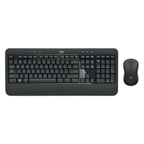 Комплект (клавиатура+мышь) LOGITECH MK540 Advanced, USB, беспроводной, черный [920-008686]