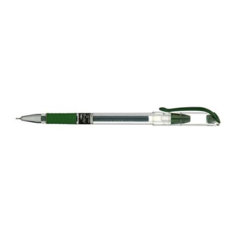 Ручка гелевая Cello FLO GEL 0.5мм зеленый индив. пакет с европодвесом 50 шт./кор.