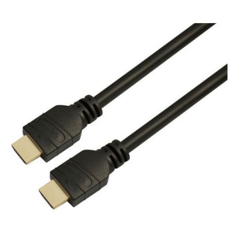 Кабель аудио-видео LAZSO WH-111, HDMI (m) - HDMI (m) , ver 2.0, 25м, GOLD черный