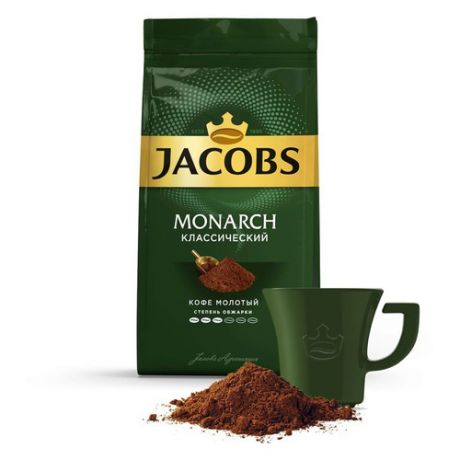 Кофе молотый JACOBS MONARCH Classic, 230грамм [4251755]