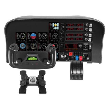 Геймпад проводной LOGITECH G Saitek Pro Flight Switch Panel черный [945-000012]
