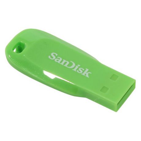 Флешка USB SANDISK Cruzer Blade 32Гб, USB2.0, зеленый [sdcz50c-032g-b35ge]