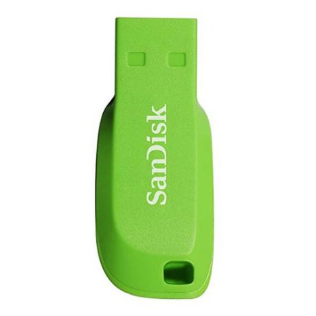 Флешка USB SANDISK Cruzer Blade 16Гб, USB2.0, зеленый [sdcz50c-016g-b35ge]