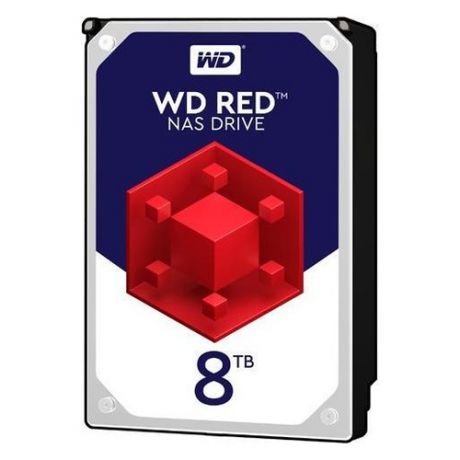 Жесткий диск WD Red WD80EFAX, 8Тб, HDD, SATA III, 3.5"