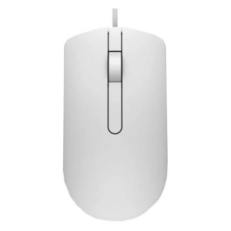 Мышь DELL MS116 оптическая проводная USB, белый [570-aaip]