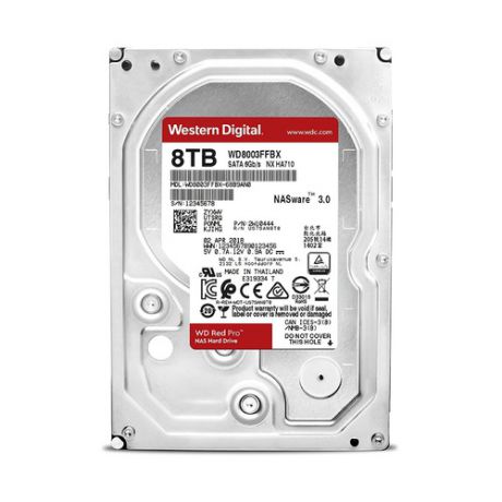 Жесткий диск WD Red Pro WD8003FFBX, 8Тб, HDD, SATA III, 3.5"