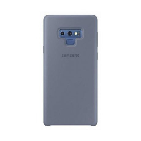 Чехол (клип-кейс) SAMSUNG Silicone Cover, для Samsung Galaxy Note 9, синий [ef-pn960tlegru]