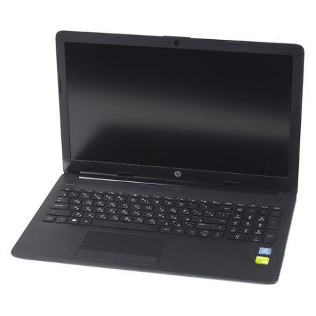 Ноутбук HP 15-da0062ur, 15.6", Intel Pentium Silver N5000 1.1ГГц, 4Гб, 500Гб, nVidia GeForce Mx110 - 2048 Мб, Free DOS, 4JR13EA, черный