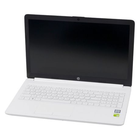 Ноутбук HP 15-da0089ur, 15.6", Intel Core i3 7020U 2.3ГГц, 4Гб, 500Гб, nVidia GeForce Mx110 - 2048 Мб, Windows 10, 4KH99EA, белый