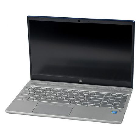 Ноутбук HP 15-cs0004ur, 15.6", IPS, Intel Pentium 4415U 2.3ГГц, 4Гб, 1000Гб, Intel HD Graphics 610, Windows 10, 4GP05EA, синий