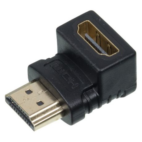 Адаптер аудио-видео AVINITY HDMI (m) - HDMI (f) (Г-образный), черный [00127090]