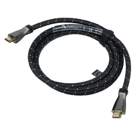 Кабель аудио-видео AVINITY HDMI (m) - HDMI (m) , 2м, GOLD черный [00107770]