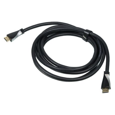 Кабель аудио-видео AVINITY 00107766, HDMI (m) - HDMI (m) , ver 2.0b, 3м, GOLD черный