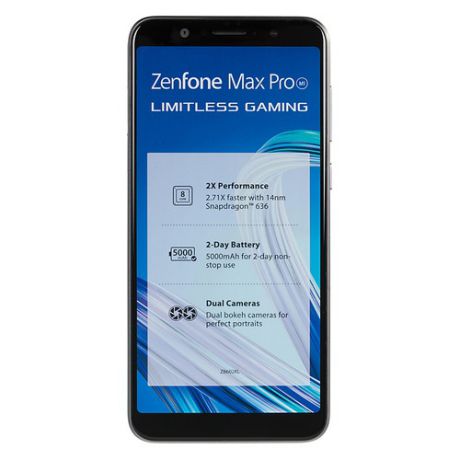 Смартфон ASUS ZenFone Max Pro M1 64Gb, ZB602KL, серебристый