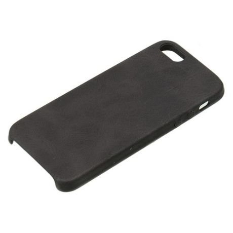 Чехол (клип-кейс) Leather C, для Apple iPhone 5/5s/SE, черный [tfn-rs-07-001ltbk]